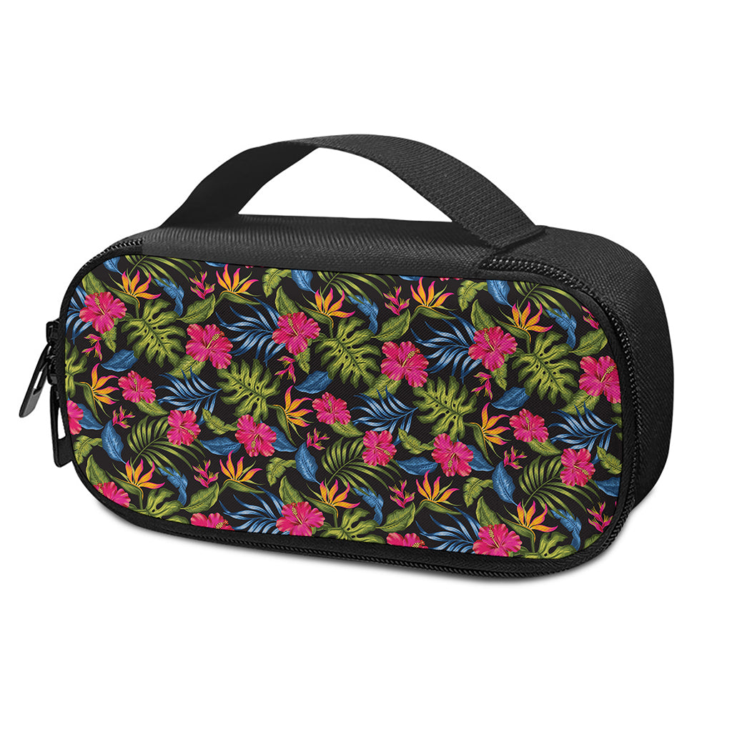 Tropical Bird Of Paradise Pattern Print Insulin Cooler Travel Case