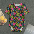 Tropical Bird Of Paradise Pattern Print Men's Bodysuit