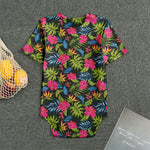 Tropical Bird Of Paradise Pattern Print Men's Bodysuit