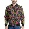 Tropical Bird Of Paradise Pattern Print Men's Bomber Jacket
