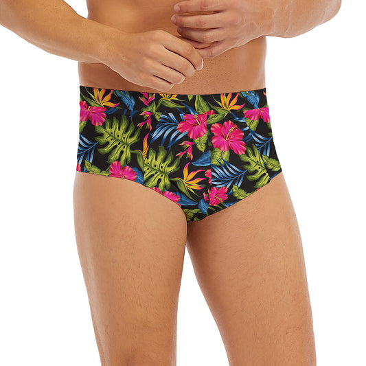 Tropical Bird Of Paradise Pattern Print Men's Briefs