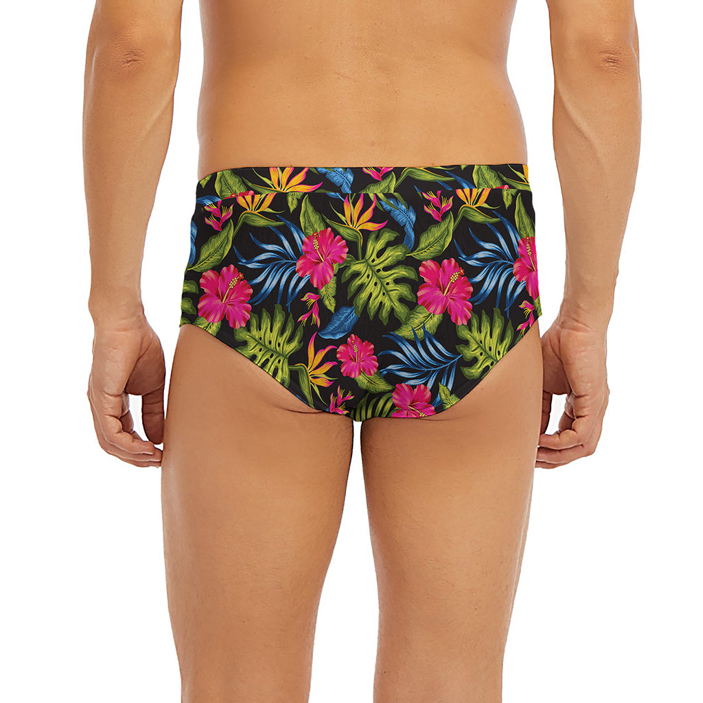 Tropical Bird Of Paradise Pattern Print Men's Briefs