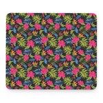Tropical Bird Of Paradise Pattern Print Mouse Pad