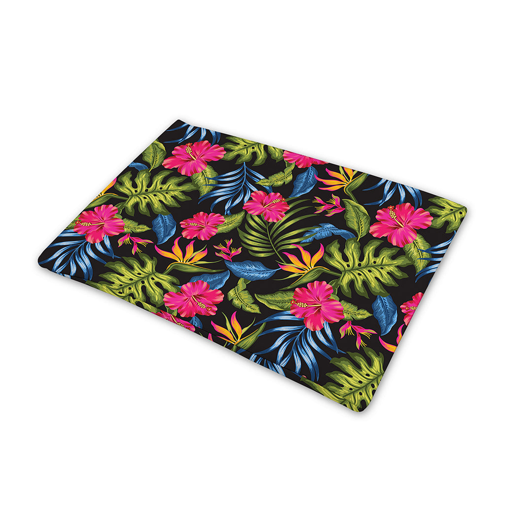 Tropical Bird Of Paradise Pattern Print Pet Cooling Mat Cover