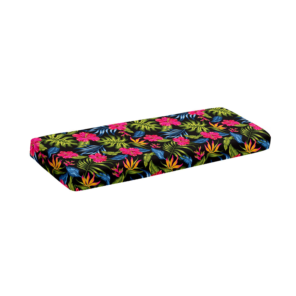 Tropical Bird Of Paradise Pattern Print Piano Keyboard Cover