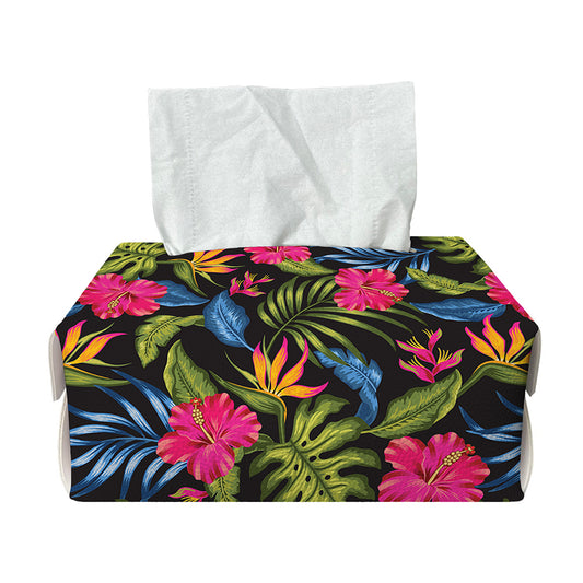 Tropical Bird Of Paradise Pattern Print Rectangle Tissue Box Cover