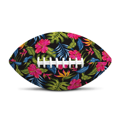 Tropical Bird Of Paradise Pattern Print Rugby Ball