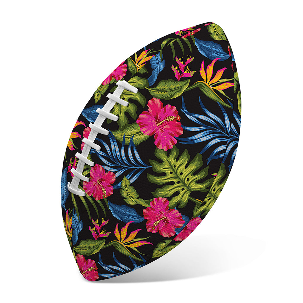 Tropical Bird Of Paradise Pattern Print Rugby Ball