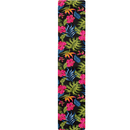 Tropical Bird Of Paradise Pattern Print Table Runner