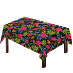 Tropical Bird Of Paradise Pattern Print Tablecloth