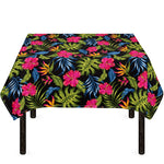 Tropical Bird Of Paradise Pattern Print Tablecloth