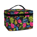 Tropical Bird Of Paradise Pattern Print Travel Makeup Bag