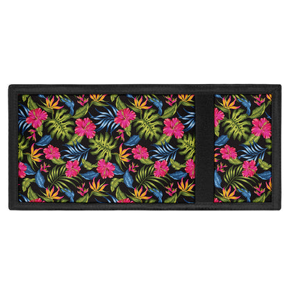 Tropical Bird Of Paradise Pattern Print Trifold Wallet