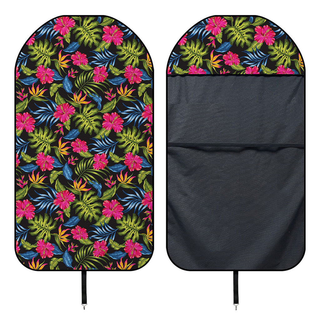 Tropical Bird Of Paradise Pattern Print Waterproof Car Seat Cover