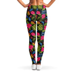 Tropical Bird Of Paradise Pattern Print Women's Leggings