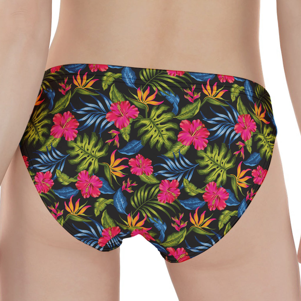 Tropical Bird Of Paradise Pattern Print Women's Panties