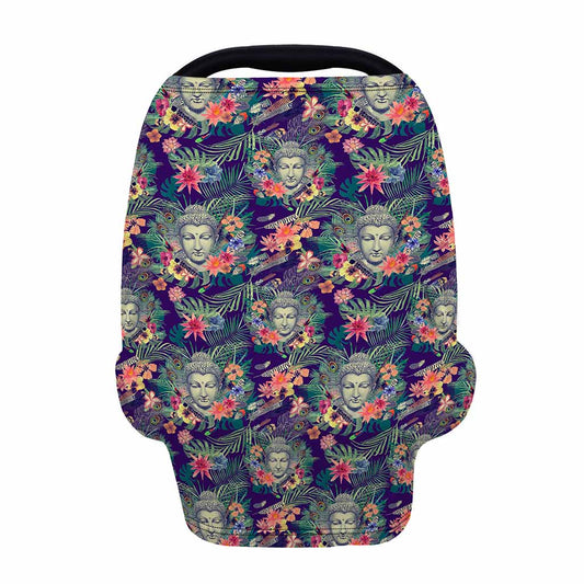 Tropical Buddha Print Baby Seat Cover