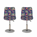 Tropical Buddha Print Bar Stool Covers