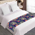 Tropical Buddha Print Bed Runner
