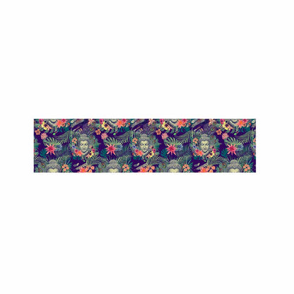 Tropical Buddha Print Bed Runner