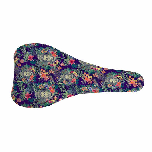 Tropical Buddha Print Bicycle Seat Cover