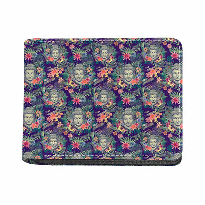 Tropical Buddha Print Bifold Wallet