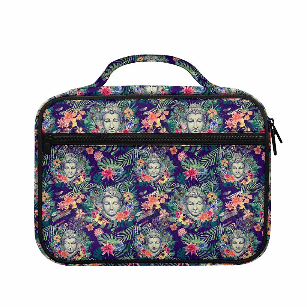 Tropical Buddha Print Briefcase Bible Bag