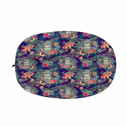 Tropical Buddha Print Car Side Mirror Covers