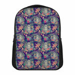 Tropical Buddha Print Casual Backpack