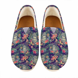 Tropical Buddha Print Casual Shoes