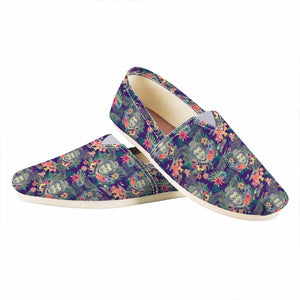 Tropical Buddha Print Casual Shoes