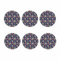 Tropical Buddha Print Coaster Set
