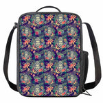 Tropical Buddha Print Crossbody Lunch Bag