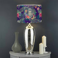 Tropical Buddha Print Drum Lamp Shade