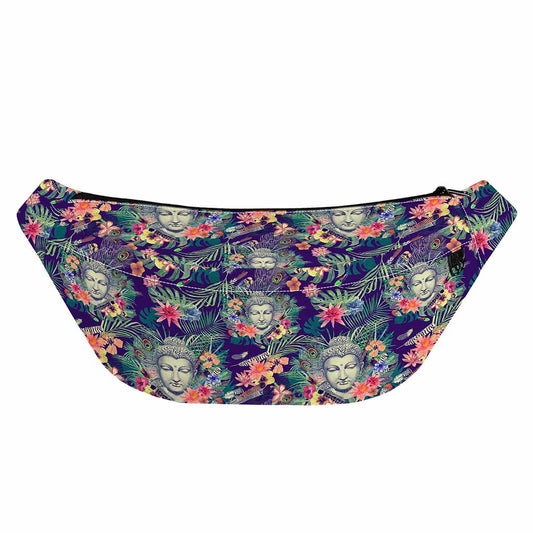 Tropical Buddha Print Fanny Pack