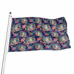 Tropical Buddha Print Flag