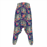 Tropical Buddha Print Hammer Pants