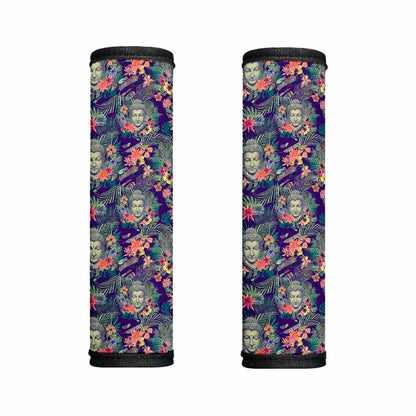 Tropical Buddha Print Handle Covers