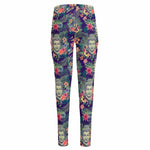 Tropical Buddha Print High-Waisted Pocket Leggings