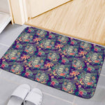 Tropical Buddha Print Indoor Door Mat