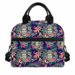 Tropical Buddha Print Insulated Lunch Bag