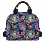 Tropical Buddha Print Insulated Lunch Bag