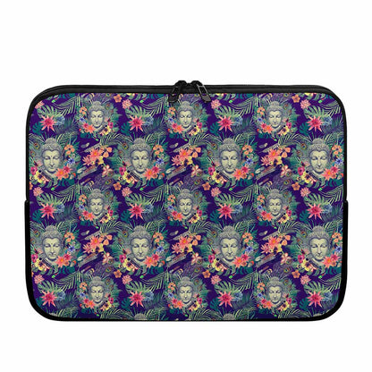 Tropical Buddha Print Laptop Sleeve