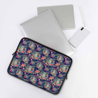 Tropical Buddha Print Laptop Sleeve