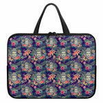 Tropical Buddha Print Laptop Sleeve With Handle