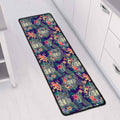 Tropical Buddha Print Long Kitchen Mat