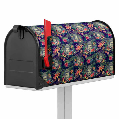 Tropical Buddha Print Mailbox Cover