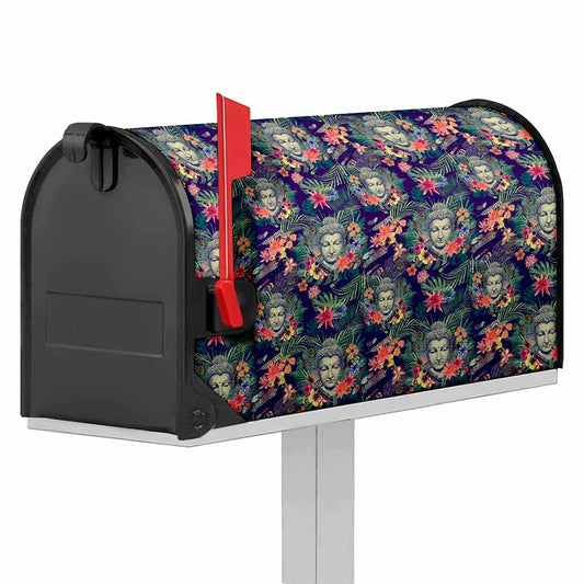 Tropical Buddha Print Mailbox Cover