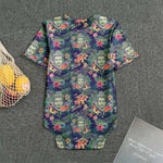 Tropical Buddha Print Men's Bodysuit