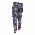 Tropical Buddha Print Men's Compression Pants